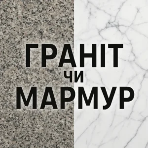 Граніт чи мармур що обрати