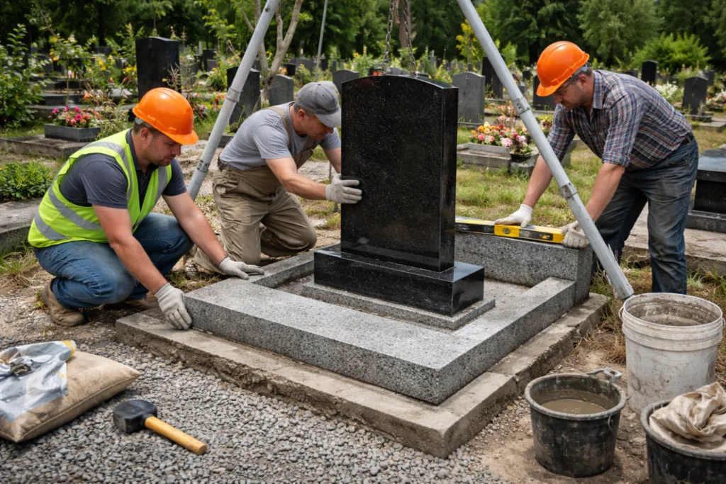 як правильно встановити пам’ятник