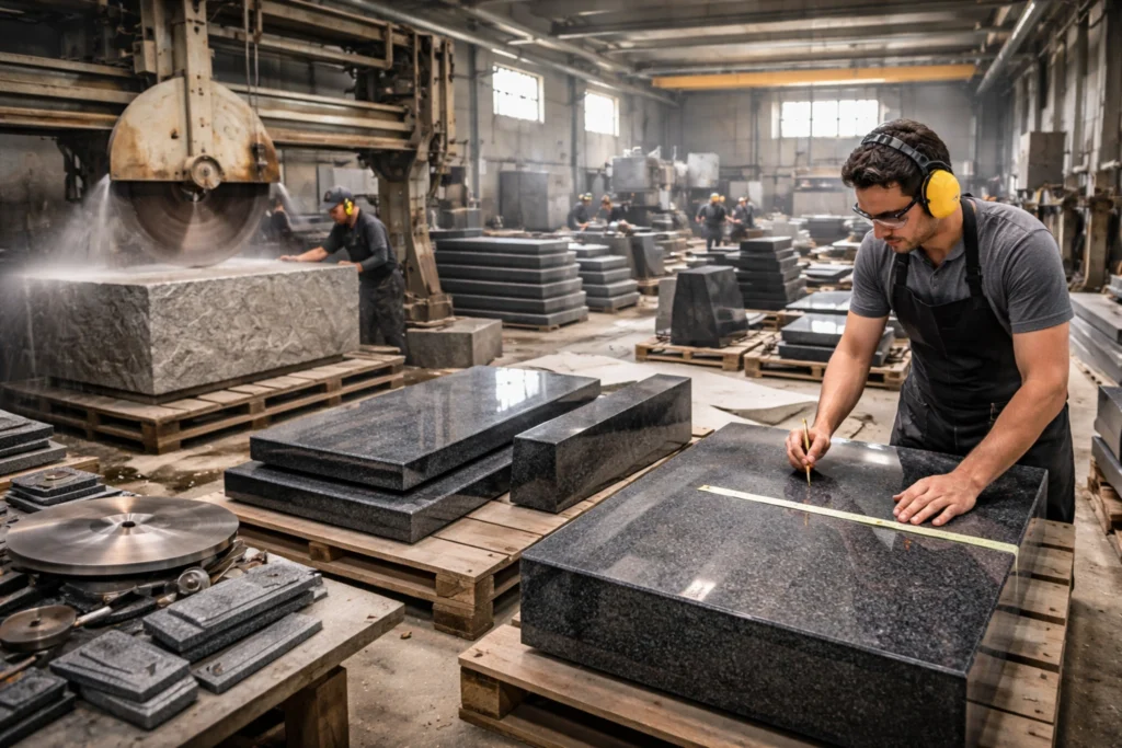 Як виготовляють пам’ятники з граніту
